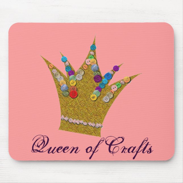 Rainha dos Artesanatos Mousepad (Frente)