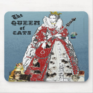 Rainha dos gatos Mousepad
