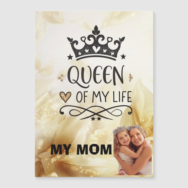 Rainha Elegante da minha Vida - minha mãe (Frente)