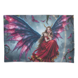 Rainha Fada de Fantasia Sombria com Asas de Borbol