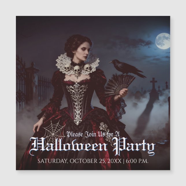 Rainha Gótica em Moonlit Graveyard (Frente)