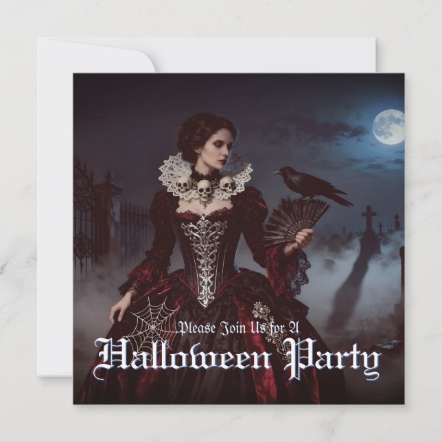 Rainha Gótica em Moonlit Graveyard (Frente)