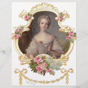 Rainha Jovem Marie Antoinette Cartões de Rosas Ros