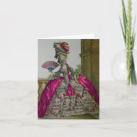 Rainha Marie Antoinette ~ Cartão / Convites