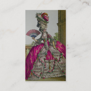 Rainha Marie Antoinette ~ Cartão de visita
