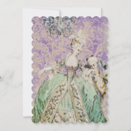 Rainha Marie Antoinette - Convites / RSVP