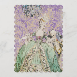 Rainha Marie Antoinette - Convites / RSVP