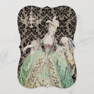 Rainha Marie Antoinette - Convites / RSVP 