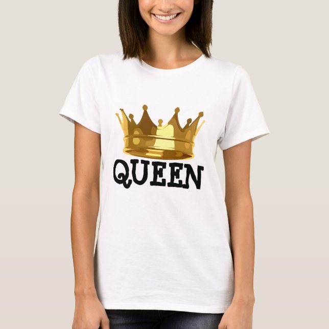 RAINHA Mulheres T-SHIRTS (Frente)