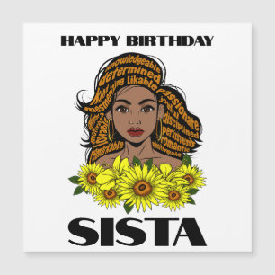 Rainha Negra Melanina Sista Girassol Sis