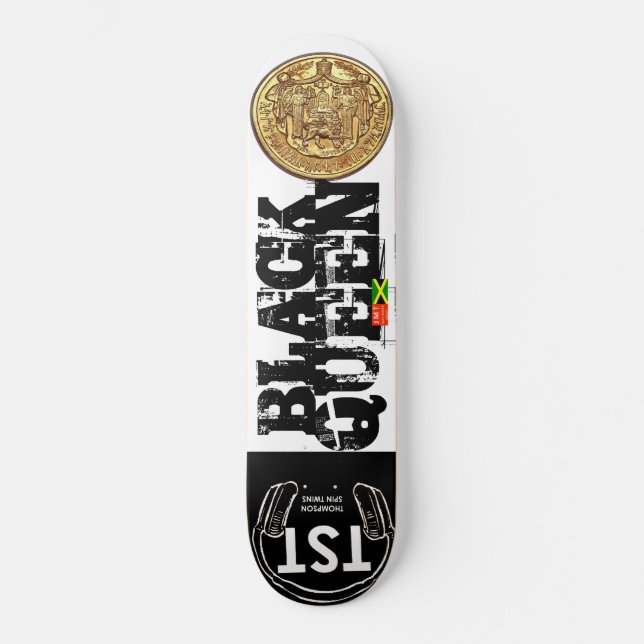 RAINHA NEGRA Skateboard (Frente)