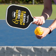 Rainha Personalizada Do Tribunal De Pickleball