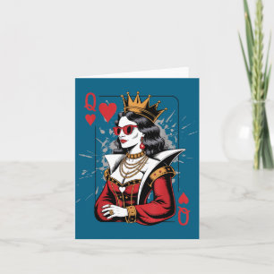 Rainhas do Dia dos Namorados de Copas Cartão Marav