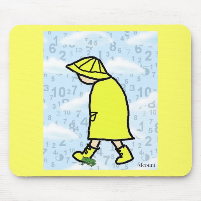 Rainy Day Boy Mousepad (Frente)