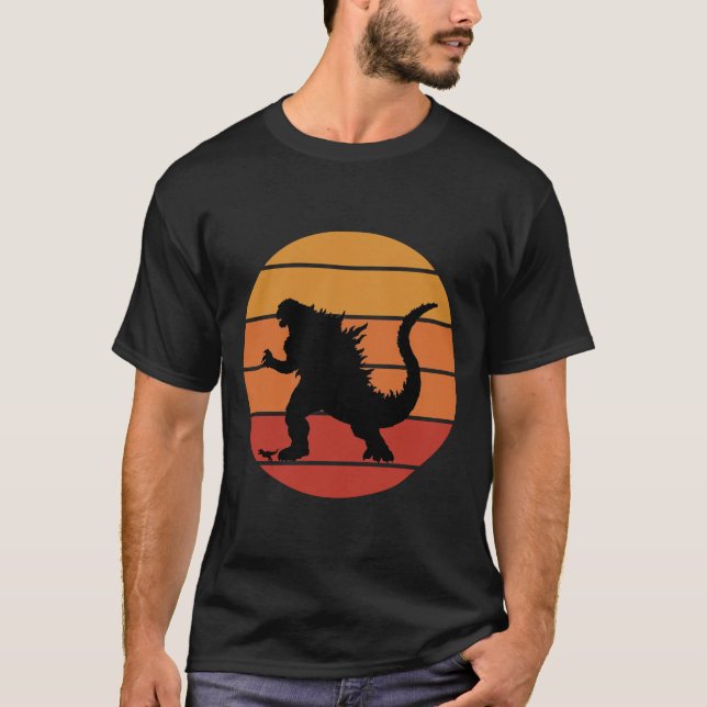 Raio Retro: Vintage Godzilla T-Shirt (Frente)