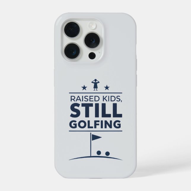 Raised Kids Still Golfing Modern Golf Humor (Verso)