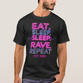 RAIVA DE SONO COMEÇAR A REPETIR T-Shirt de Festa d