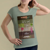 Raiz de vamos para Camiseta de Jardinagem - Planta