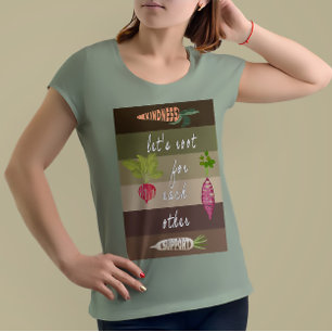Raiz de vamos para Camiseta de Jardinagem - Planta