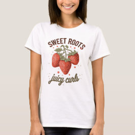 "Raízes Doces" Camiseta de Apreciação de Cabelo de