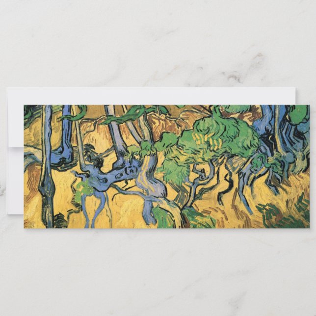 Raízes e Troncos de Árvores por Vincent van Gogh (Frente)