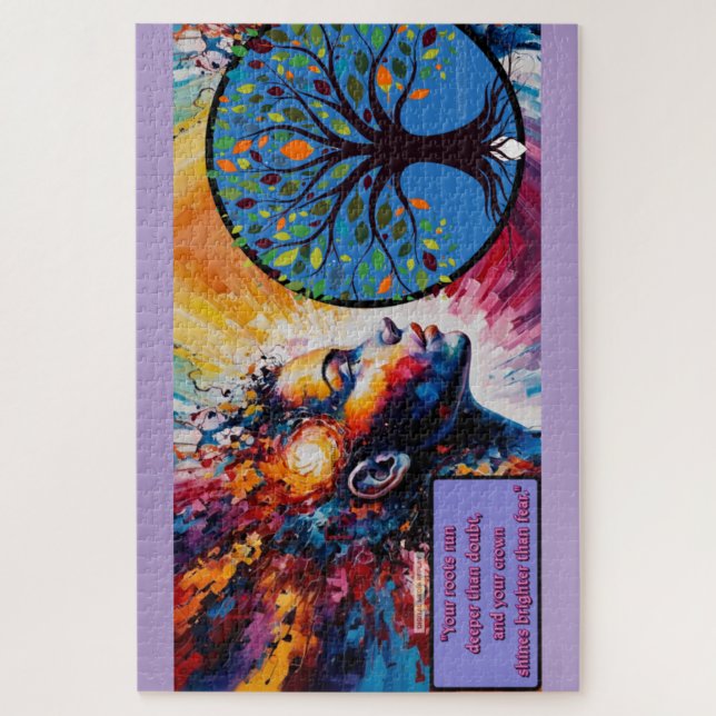 Raízes profundas, Quebra-cabeça brilhante da Coroa (Vertical)