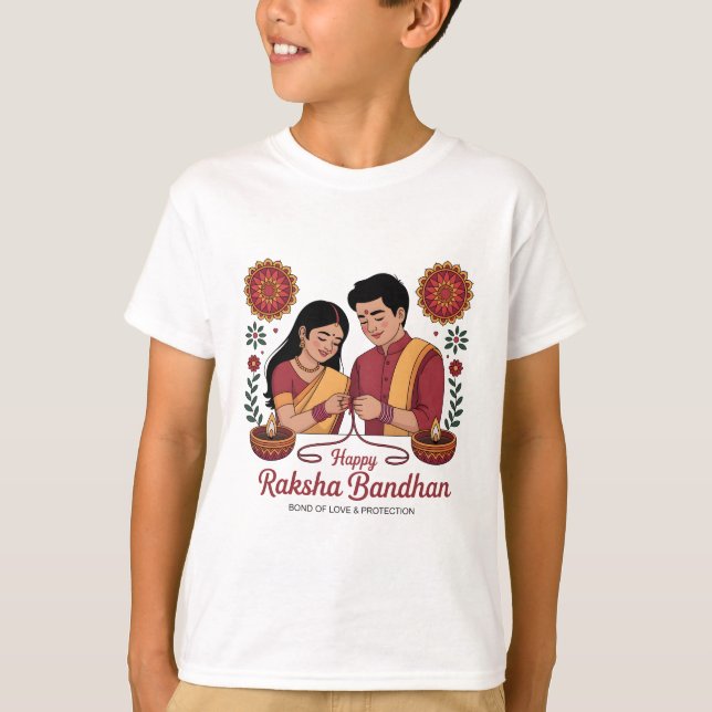 Raksha Bandhan  Kids Boys' T-Shirts  (Frente)