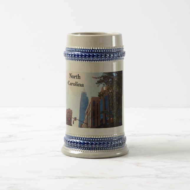 RALEIGH, caneca de cerveja DA CAROLINA DO NORTE (Centro)
