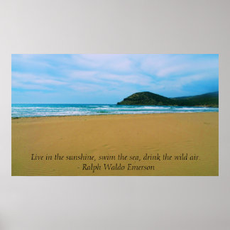 Ralph Waldo Emerson, POSTER de citação inspiradora