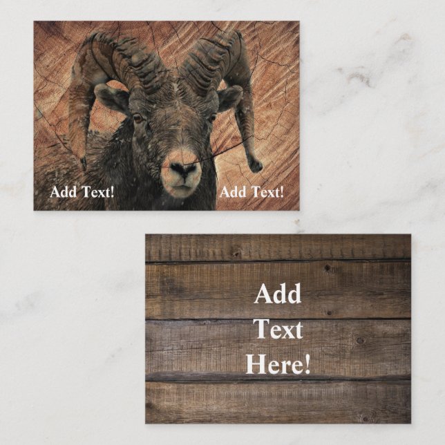 Ram Cartão de visita (Frente/Verso)