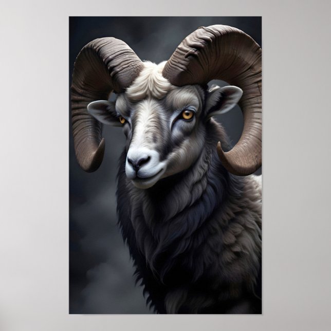 Ram Wildlife Majexpressa Poster Wallpaper (Frente)
