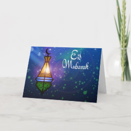 Ramadã Lanterna Mágica - Cartão Saudável Eid