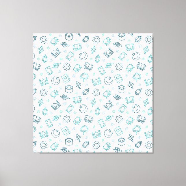 Ramadan Doodles Canvas (Frente)
