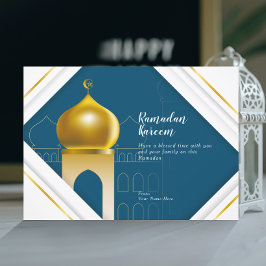 Ramadan Kareem | Cartão de Boas Festas Moderno Bra