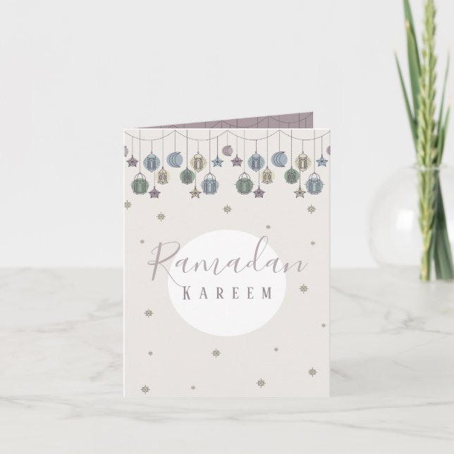 Ramadan Kareem - Cartão de saudação, vale-presente (Frente)