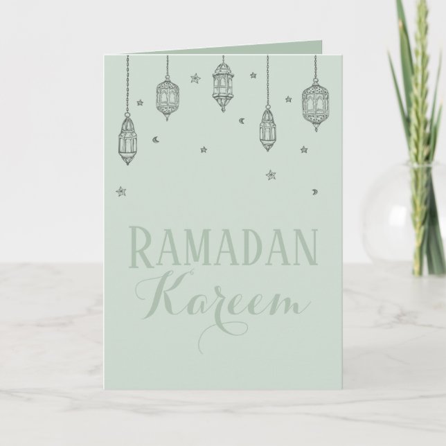 Ramadan Kareem - Cartão de saudação, vale-presente (Frente)