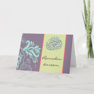 Ramadan kareem - Eid mubarak - cartão de saudação