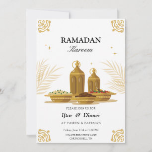 Ramadan Kareem Iftar convite