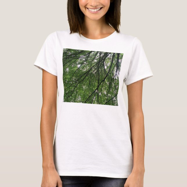 Ramais e Folhas Damas T Camisa (Frente)