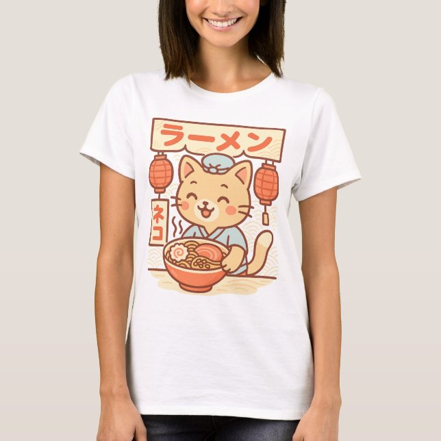 Ramen Compre T-Shirt | Nood de Kawaii Japonês (Frente)