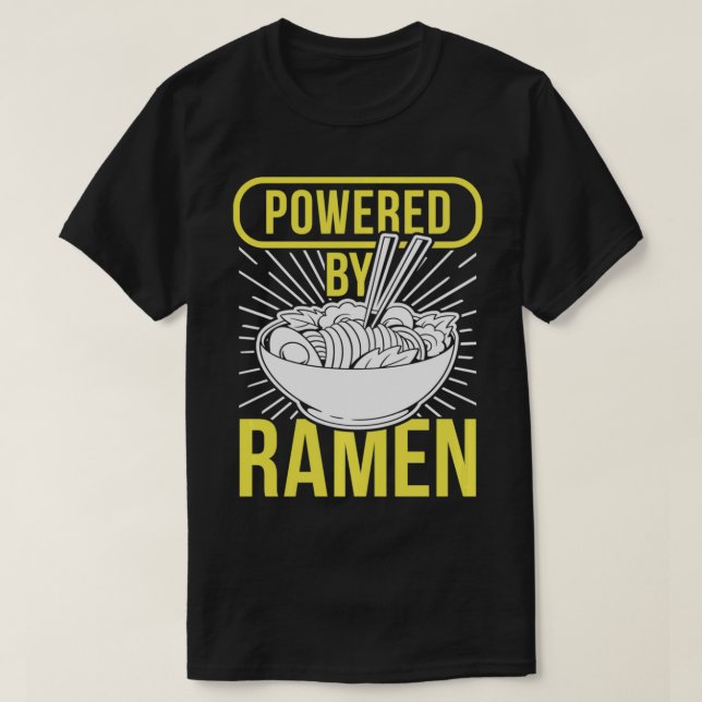 Ramen  Powered By Ramen Noodles Pullover  (Frente do Design)