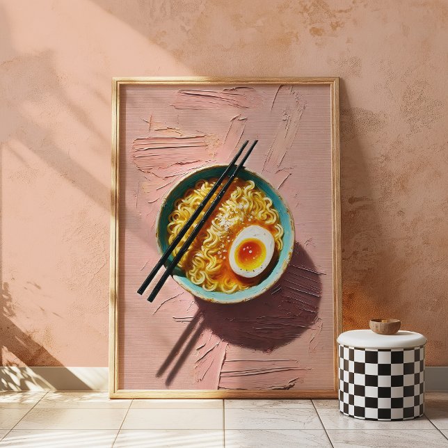 Ramen Wall Art Print Aesthetic Food Poster (Criador carregado)