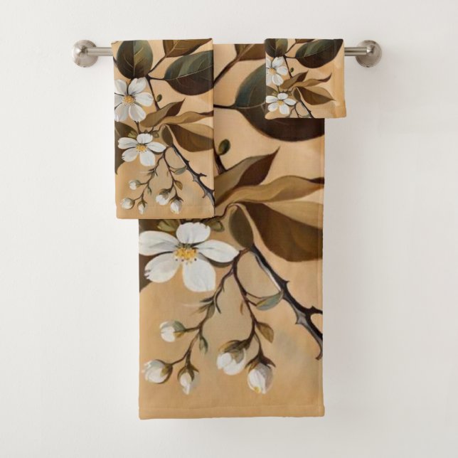 Ramificação Brilhante 10 Toalhas Banho (Insitu)