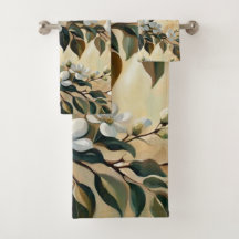 Ramificação Brilhante 12 Toalhas Banho