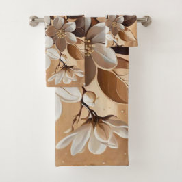 Ramificação Brilhante 16 Toalhas Banho