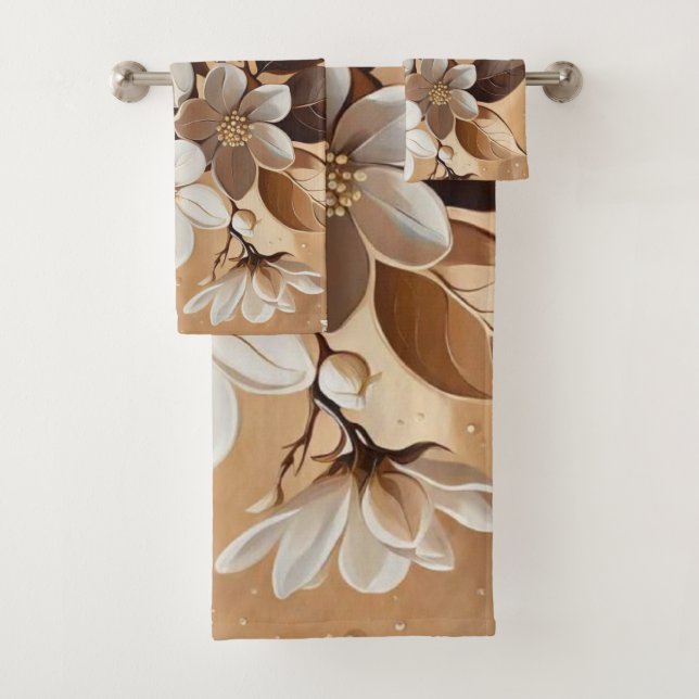 Ramificação Brilhante 16 Toalhas Banho (Insitu)