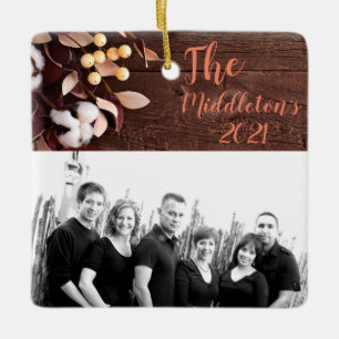 Ramificação de Algodão do Ornamento XMAS Personali