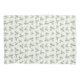 Ramificações Azuis de Budding no creme - padrão pe