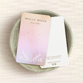 Ramificações de Aquarela com Lavanda Rosa