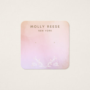 Ramificações de Aquarela Rosa que Ouvem o Canto 